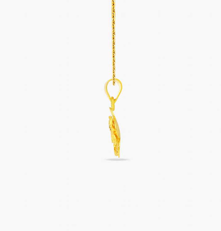 The Golden Flower Pendant